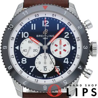 ブライトリング(BREITLING)のブライトリング スーパー アヴィ B04 クロノグラフ GMT 46 モスキート Super Avi B04 Chronograph 46 Mosquito YB0445(YB04451A1B1X1) 箱 保証書 SS/革 メンズ時計 ブラック 美品 【新品】(その他)