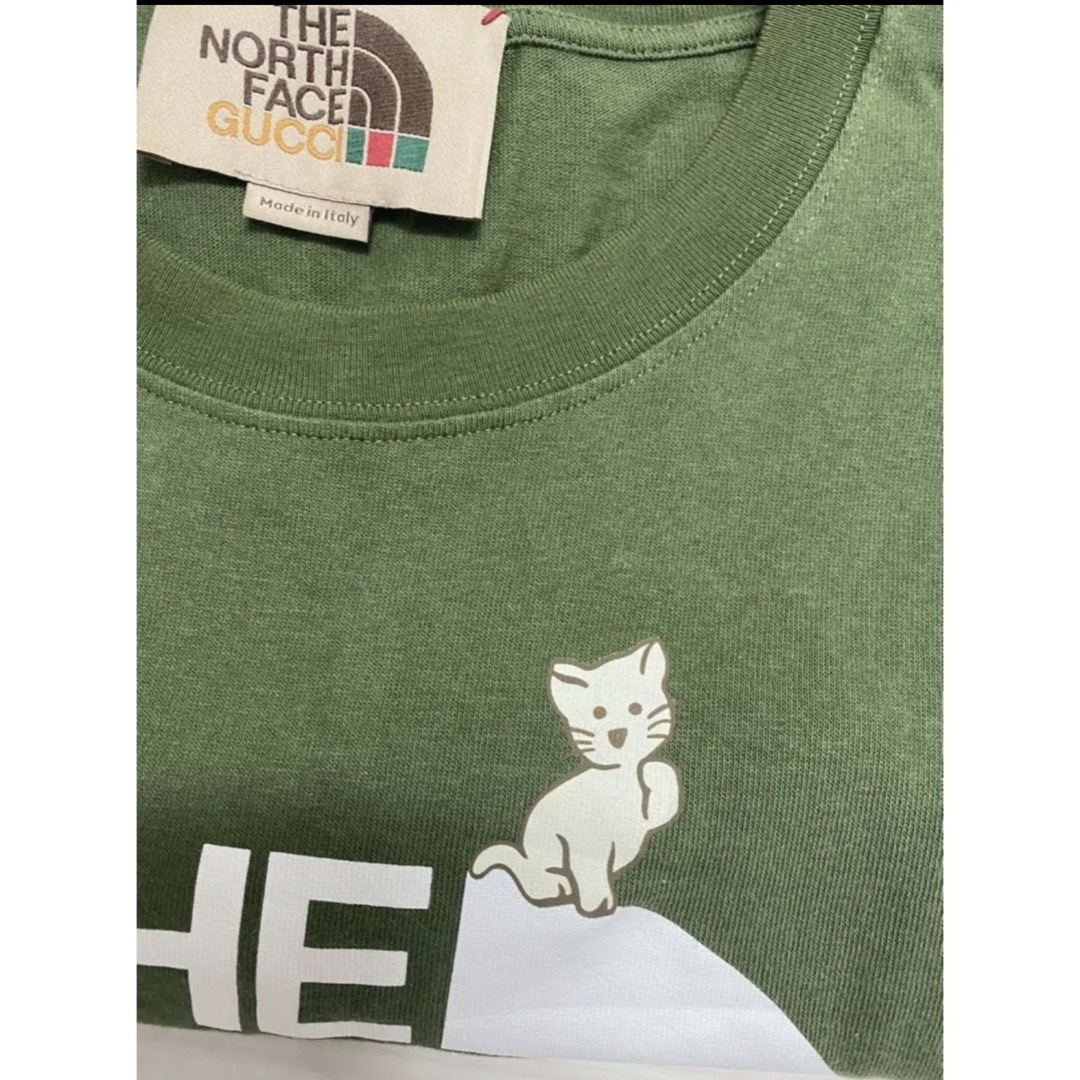 Gucci - GUCCI×THE NORTH FACE カーキ 半袖 Tシャツ Sサイズの通販 by