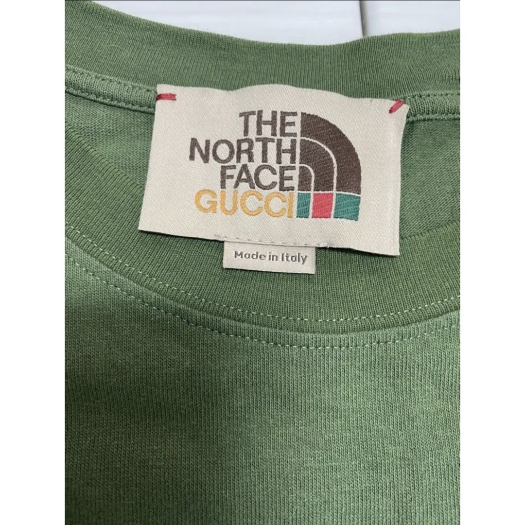 Gucci - GUCCI×THE NORTH FACE カーキ 半袖 Tシャツ Sサイズの通販 by