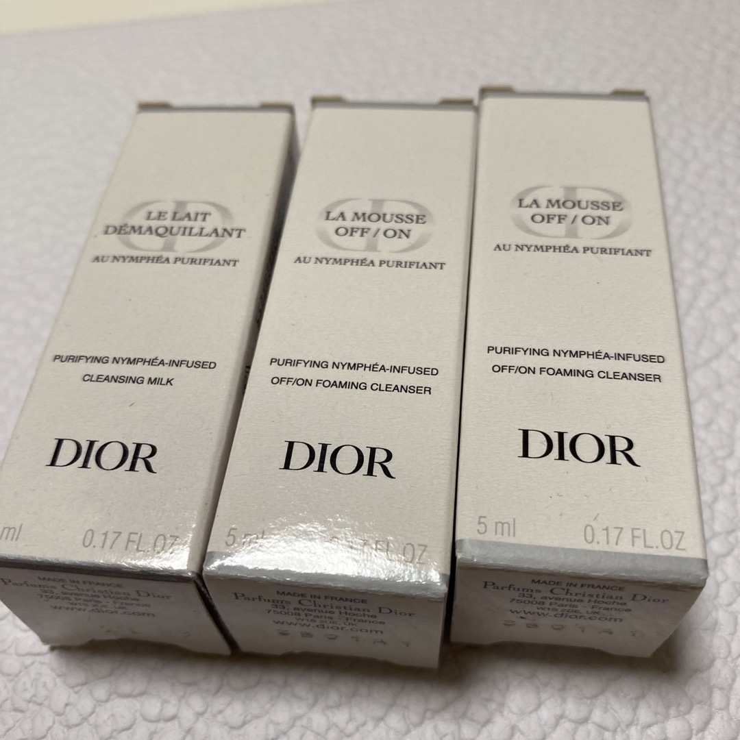 Dior(ディオール)のDior洗顔、クレンジング　サンプル コスメ/美容のスキンケア/基礎化粧品(洗顔料)の商品写真