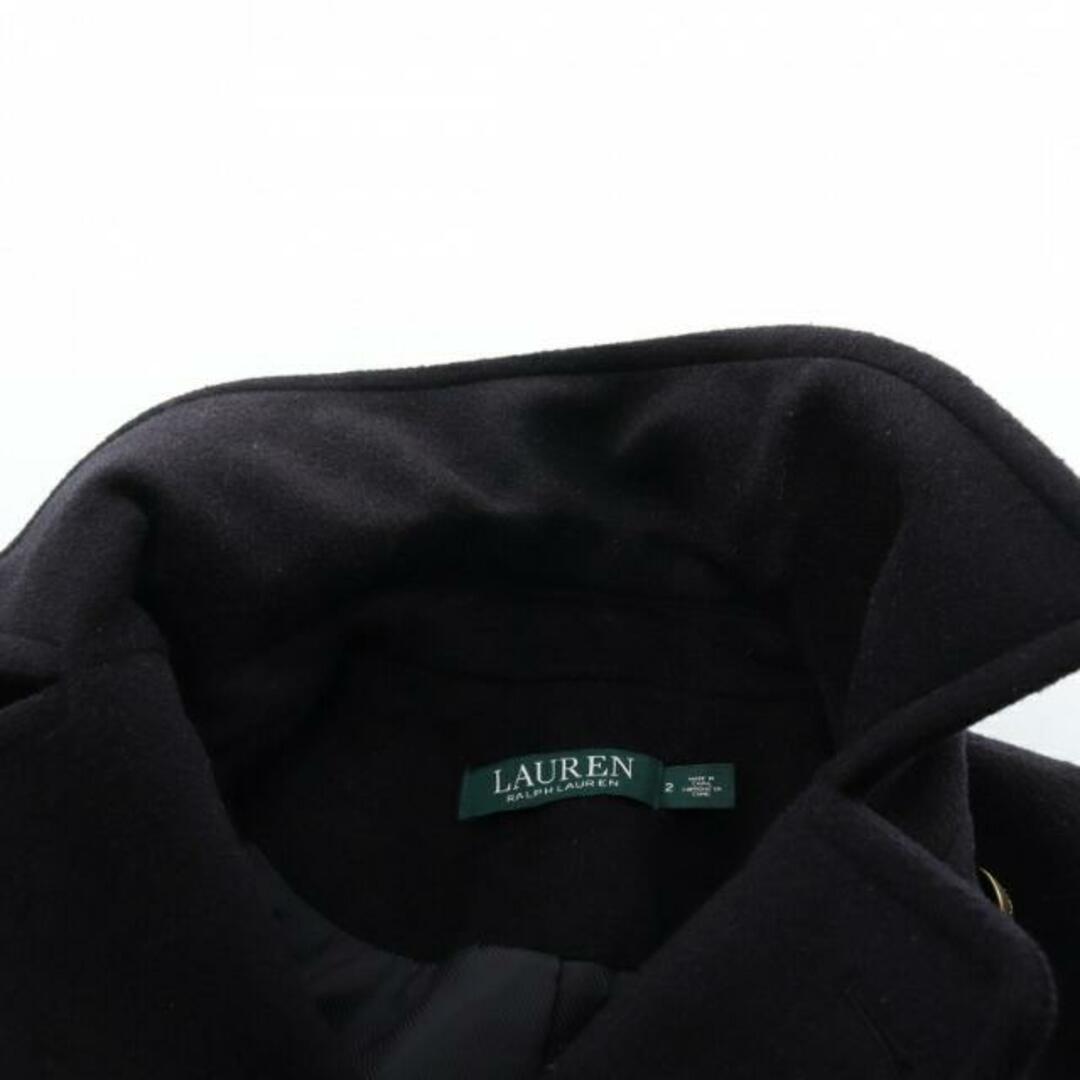 Ralph Lauren(ラルフローレン)のWOOL BLEND ミリタリー コート ウール ブラック レディースのジャケット/アウター(その他)の商品写真