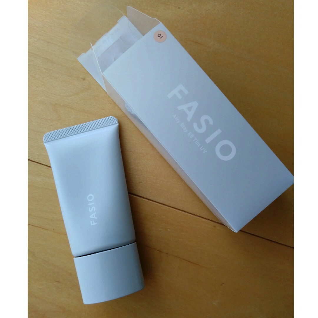 まとめ買い特価 未使用 ファシオ fasio エアリーステイ BBティント 01 ピンクベージュ