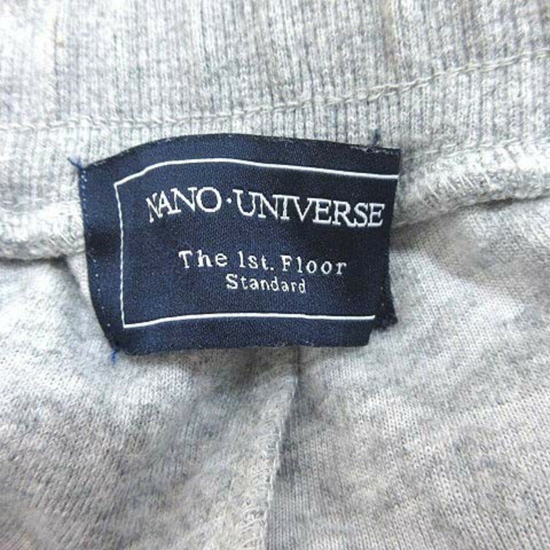 nano・universe(ナノユニバース)のナノユニバース ショートパンツ ハーフ パイル ボタニカル柄 S グレー メンズのパンツ(ショートパンツ)の商品写真