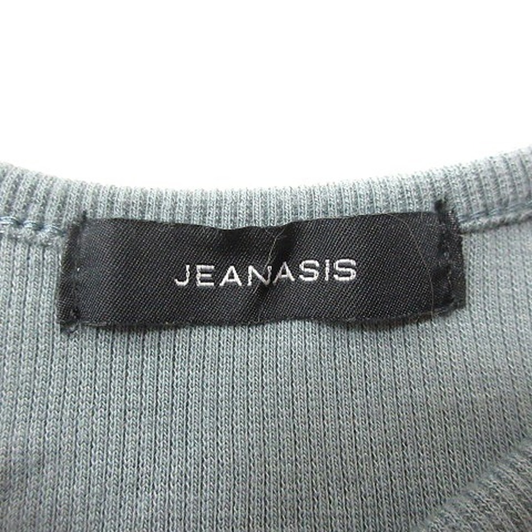 JEANASIS(ジーナシス)のジーナシス JEANASIS ワンピース ロング ノースリーブ F ブルーグレー レディースのワンピース(ロングワンピース/マキシワンピース)の商品写真