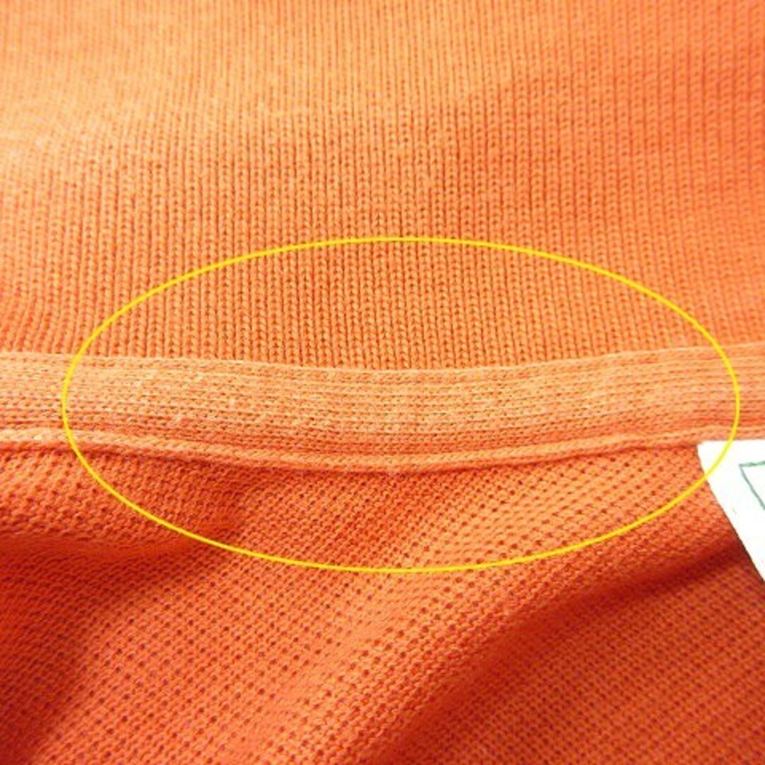 LACOSTE(ラコステ)のラコステ LACOSTE ポロシャツ ワンポイント ノースリーブ 40 オレンジ レディースのトップス(ポロシャツ)の商品写真