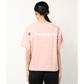 チャンピオン(Champion)のchampion 半袖Tシャツ　ライトピンク(ポロシャツ)