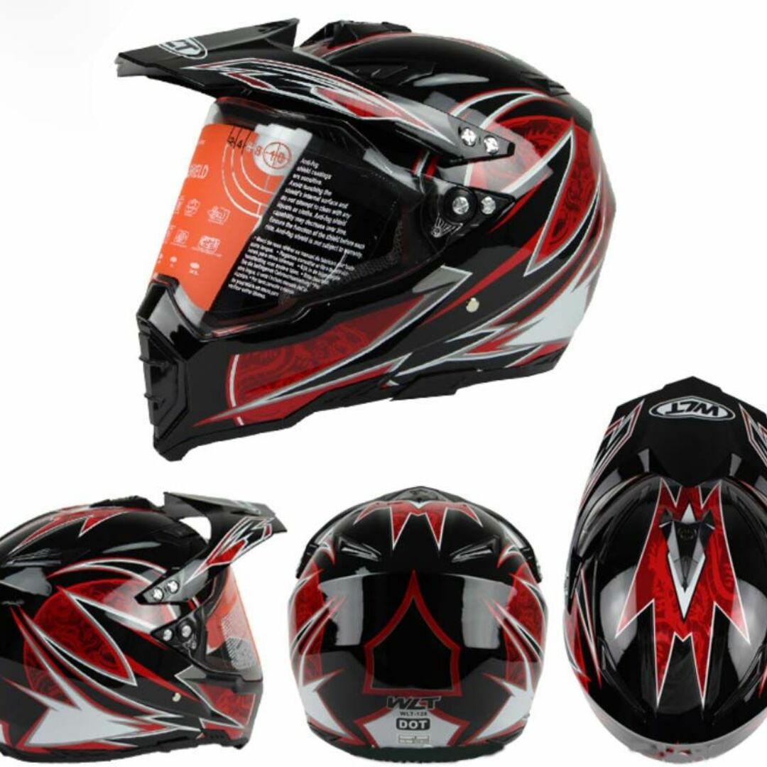 新着 オンロードヘルメット フルフェイスヘルメット L(59-60CM