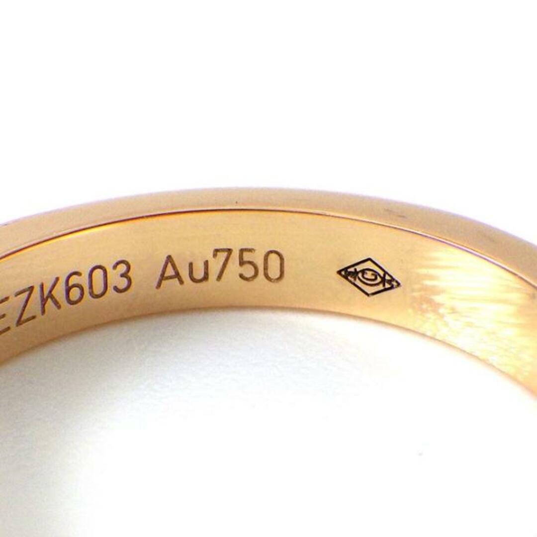 カルティエ Cartier リング エングレーブド C ドゥ ウェディング バンド ロゴ K18PG 9.5号 / #50 【中古】
