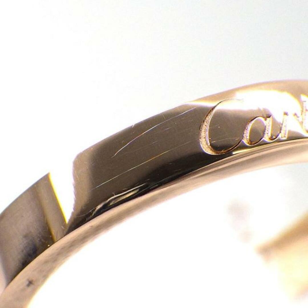カルティエ Cartier リング エングレーブド C ドゥ ウェディング バンド ロゴ K18PG 9.5号 / #50 【中古】