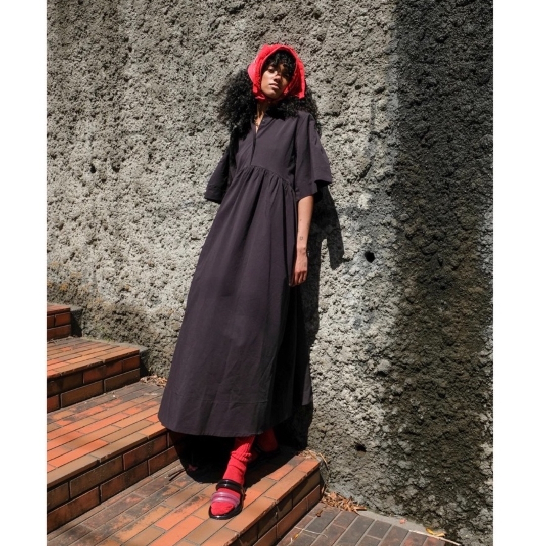 ◉新品タグ付き◉SOLOV◉ATHENA SHIRT DRESS ◉ブラック◉２