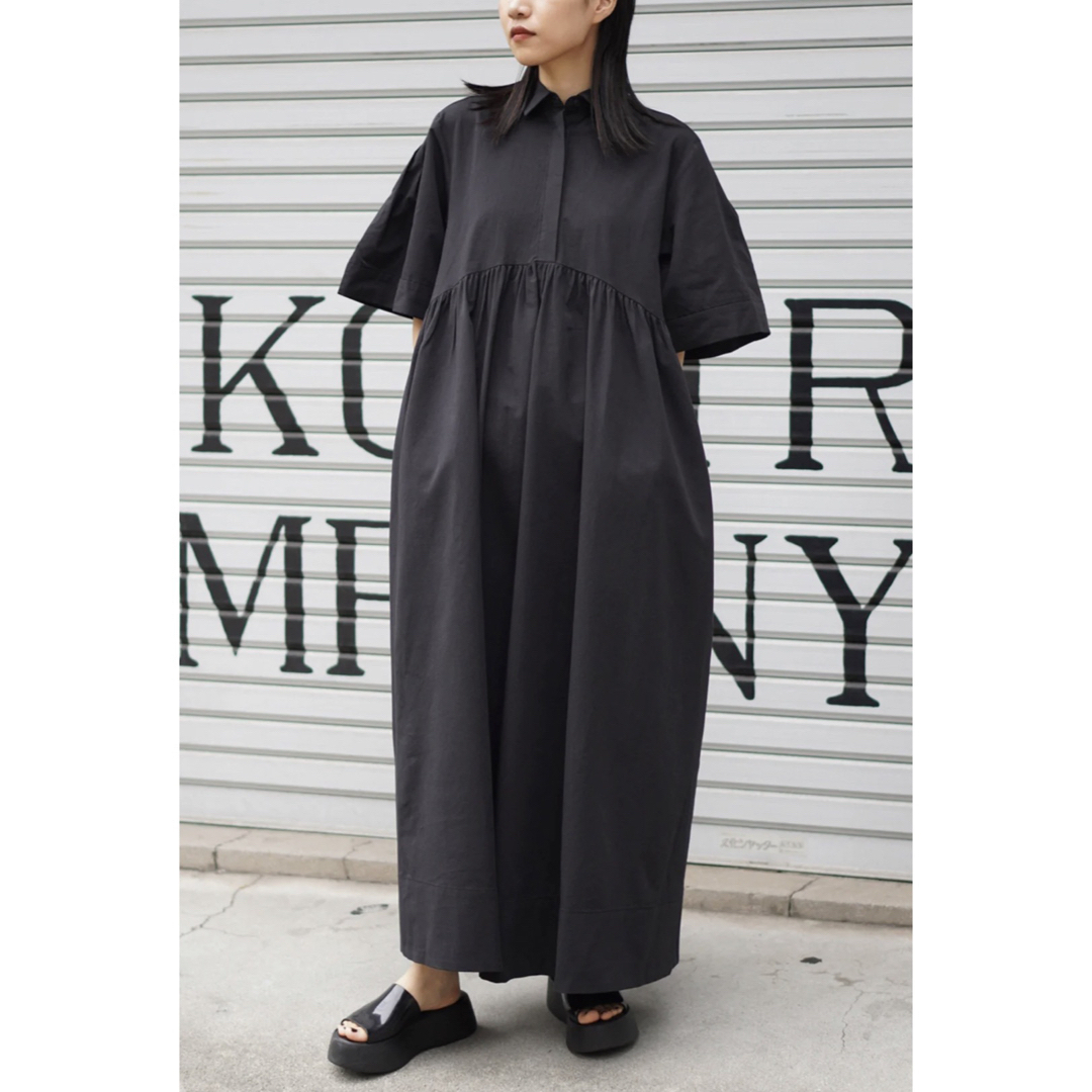 ◉新品タグ付き◉SOLOV◉ATHENA SHIRT DRESS ◉ブラック◉２