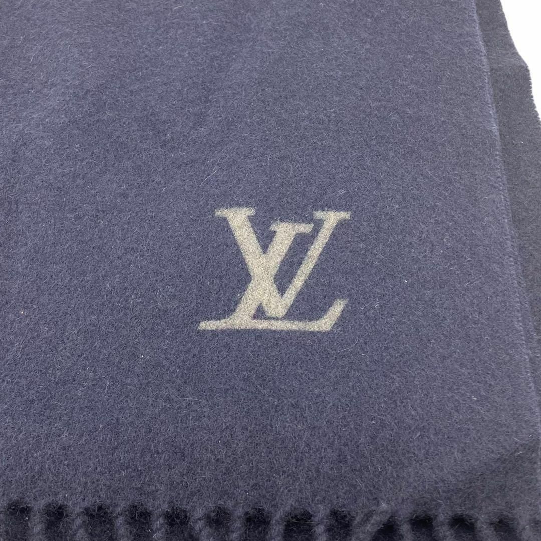 LOUIS VUITTON(ルイヴィトン)の【美品】ルイヴィトン エシャルプ ジェラム LV ロゴ マフラー メンズのファッション小物(マフラー)の商品写真