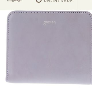 genten ヤギ革　エルファスナー　カーキグリーン