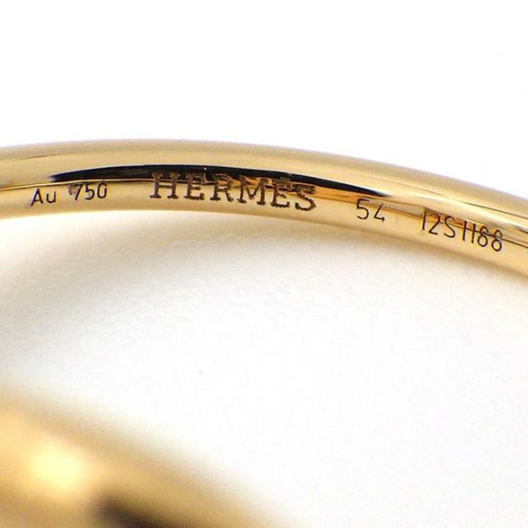 Hermes(エルメス)のエルメス HERMES リング シェーヌ ダンクル K18PG 14号 / #54 【中古】 レディースのアクセサリー(リング(指輪))の商品写真