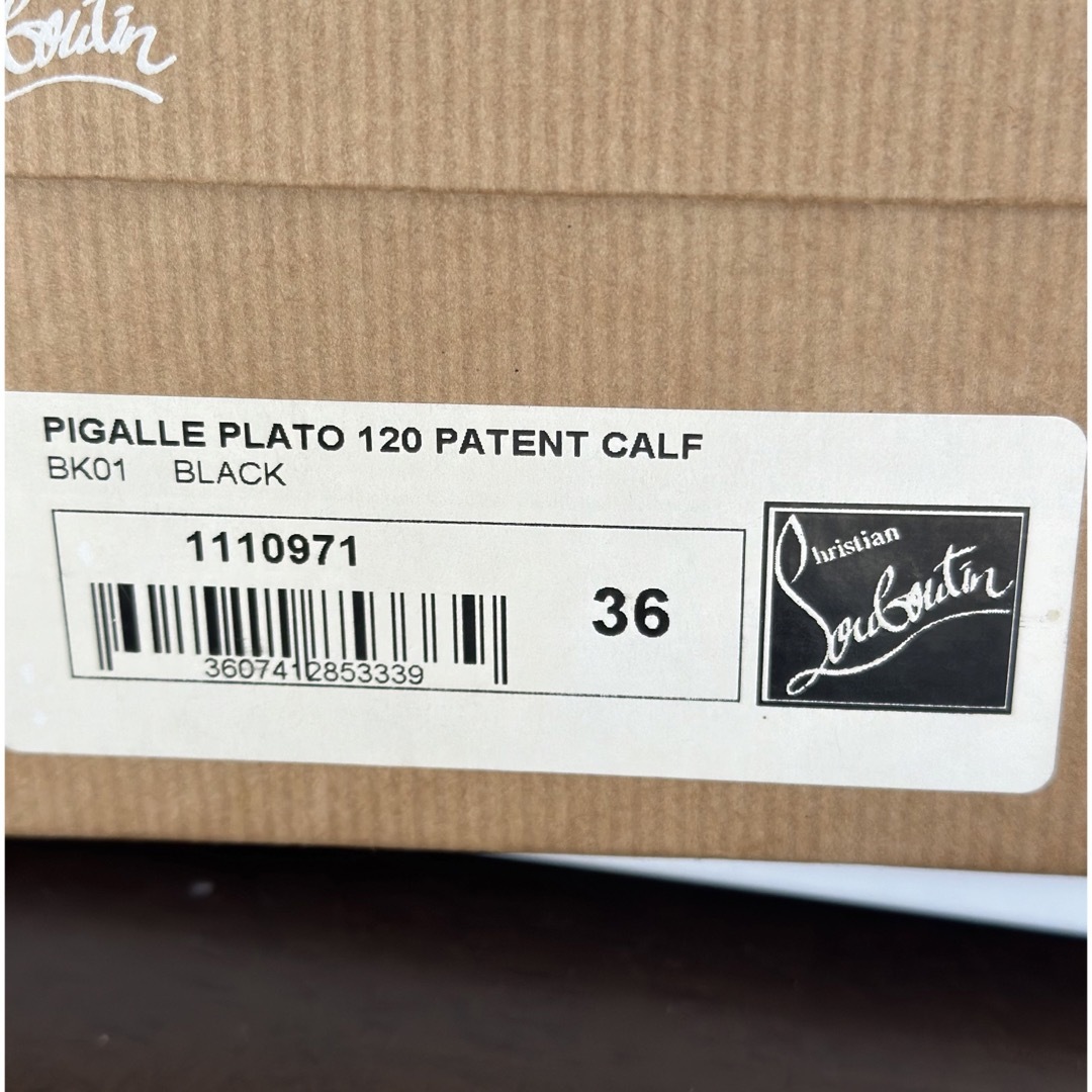 ルブタン【限定価格】Pigalle Plato 120 BLACK 36 ルブタン【限定価格】Pigalle Plato 120 BLACK 36