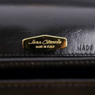 極美品 ジャン・クロード Jean Claude バッグ 2way ハンドバッグ ショルダーバッグ カーフレザー 本革 カバン 鞄 レディース  イタリア製 ブラック