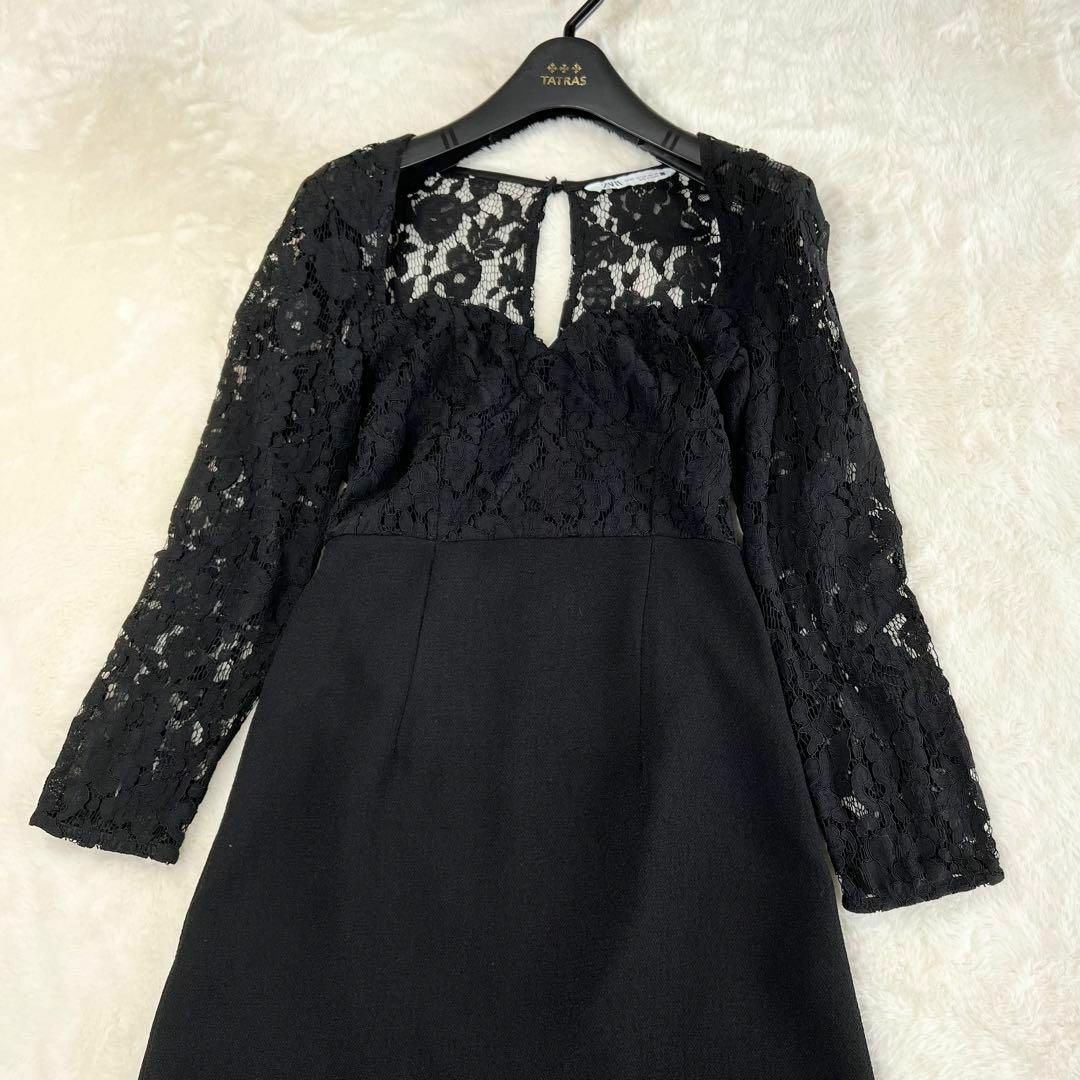 ZARA - 未使用 ZARA ロング マキシ ワンピース ドレス 長袖 レースの