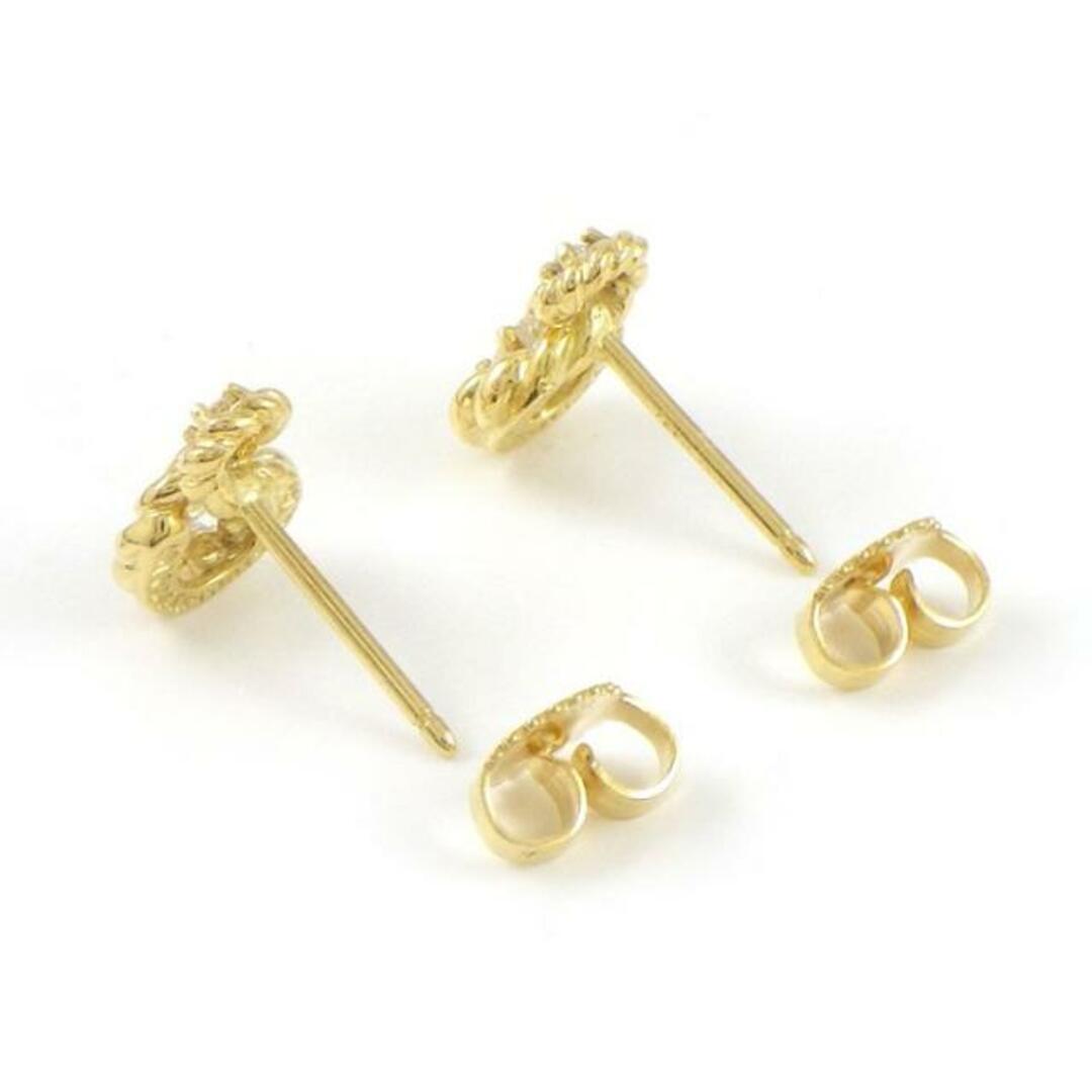 ティファニー Tiffany & Co. ピアス ツイスト インフィニティ ダイヤモンド K18YG 2