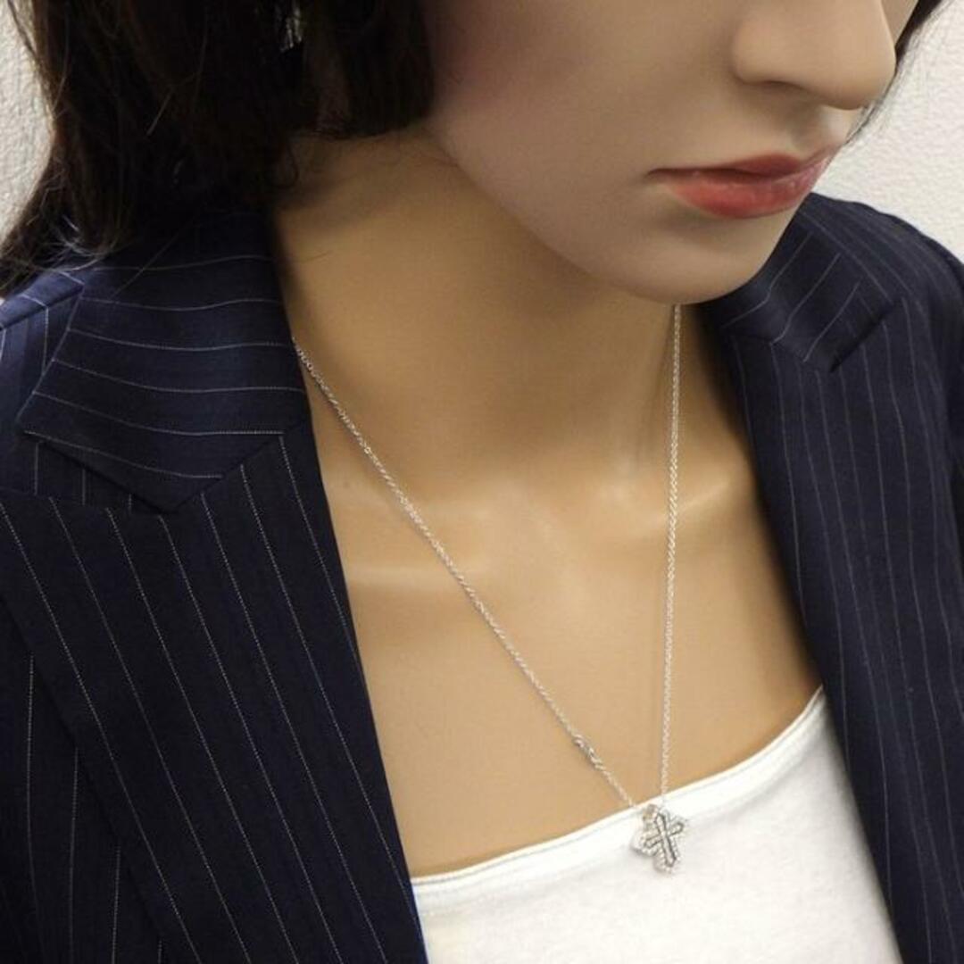 ダミアーニ DAMIANI ネックレス ベル エポック 20089078 ダブル クロス ダイヤモンド 0.28ct K18WG 【箱・保付き】 8