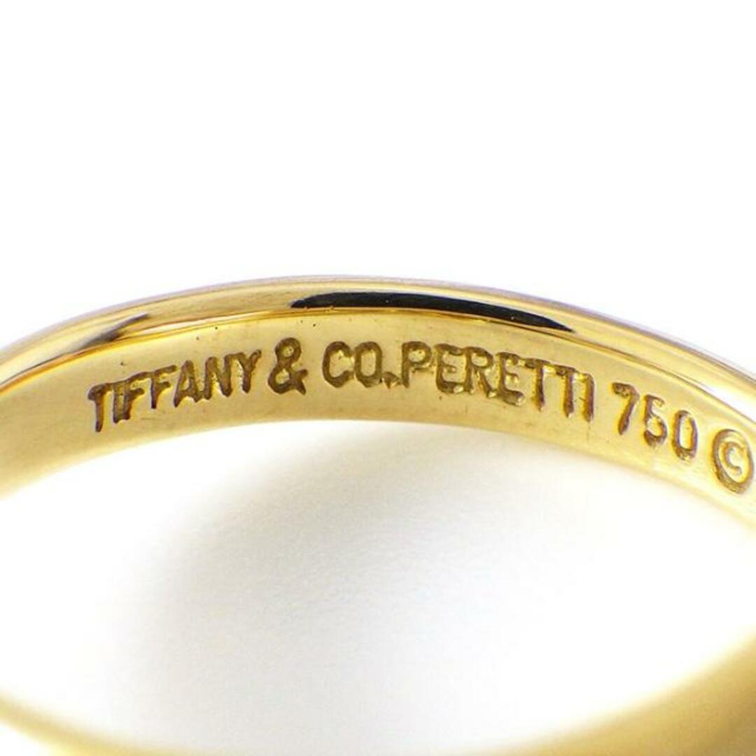 ティファニー Tiffany & Co. リング スネーク 蛇モチーフ 3ポイント ダイヤモンド K18YG 10.5号 【中古】