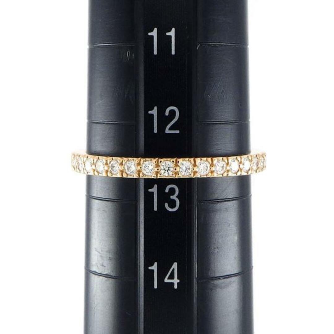 ティファニー Tiffany & Co. リング メトロ フル エタニティ サークル パヴェ ダイヤモンド K18PG 12.5号