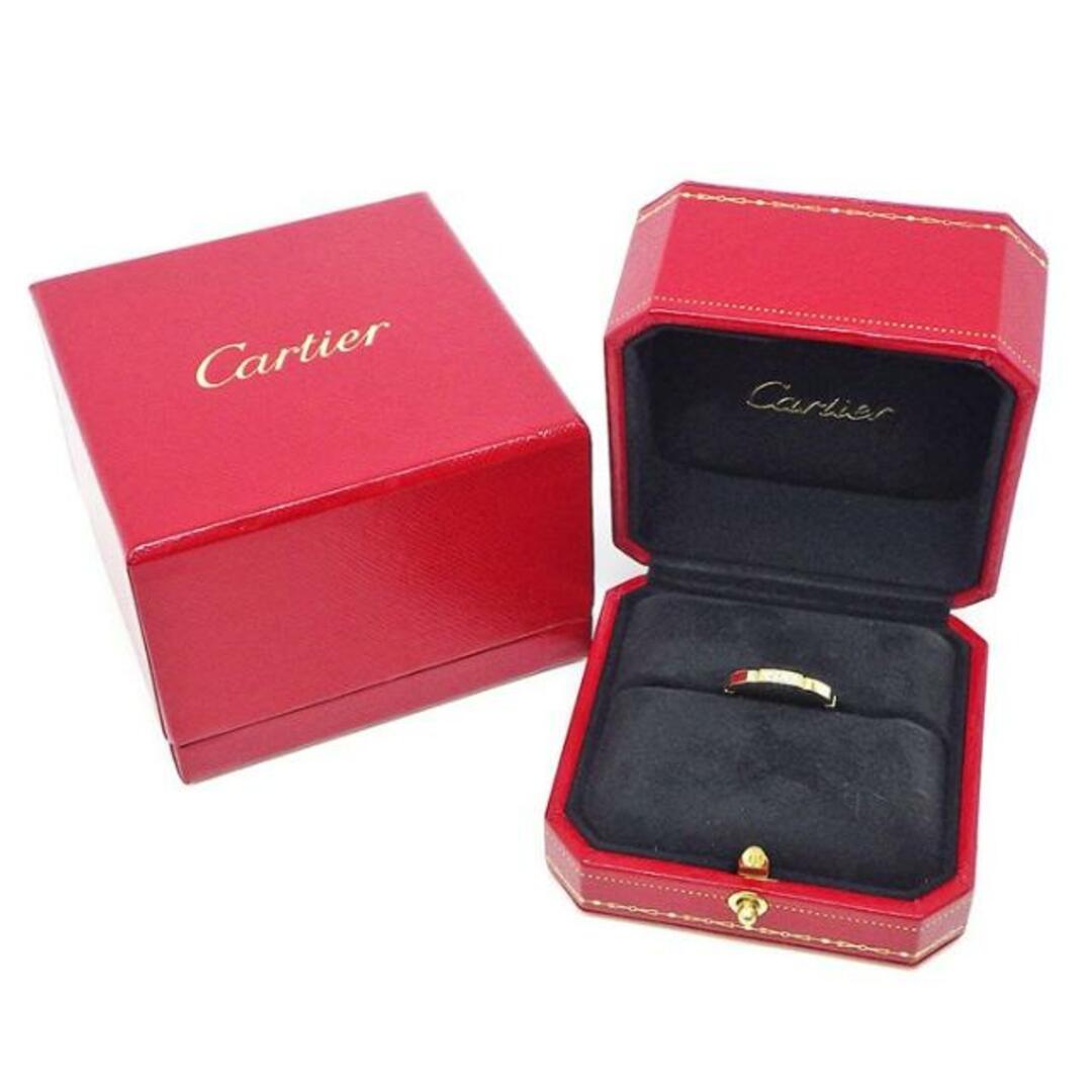Cartier(カルティエ)のカルティエ Cartier リング マイヨン パンテール ウェディング バンド B4080352 4ポイント ダイヤモンド 計0.05ct K18YG 12号 / #52 【中古】 レディースのアクセサリー(リング(指輪))の商品写真