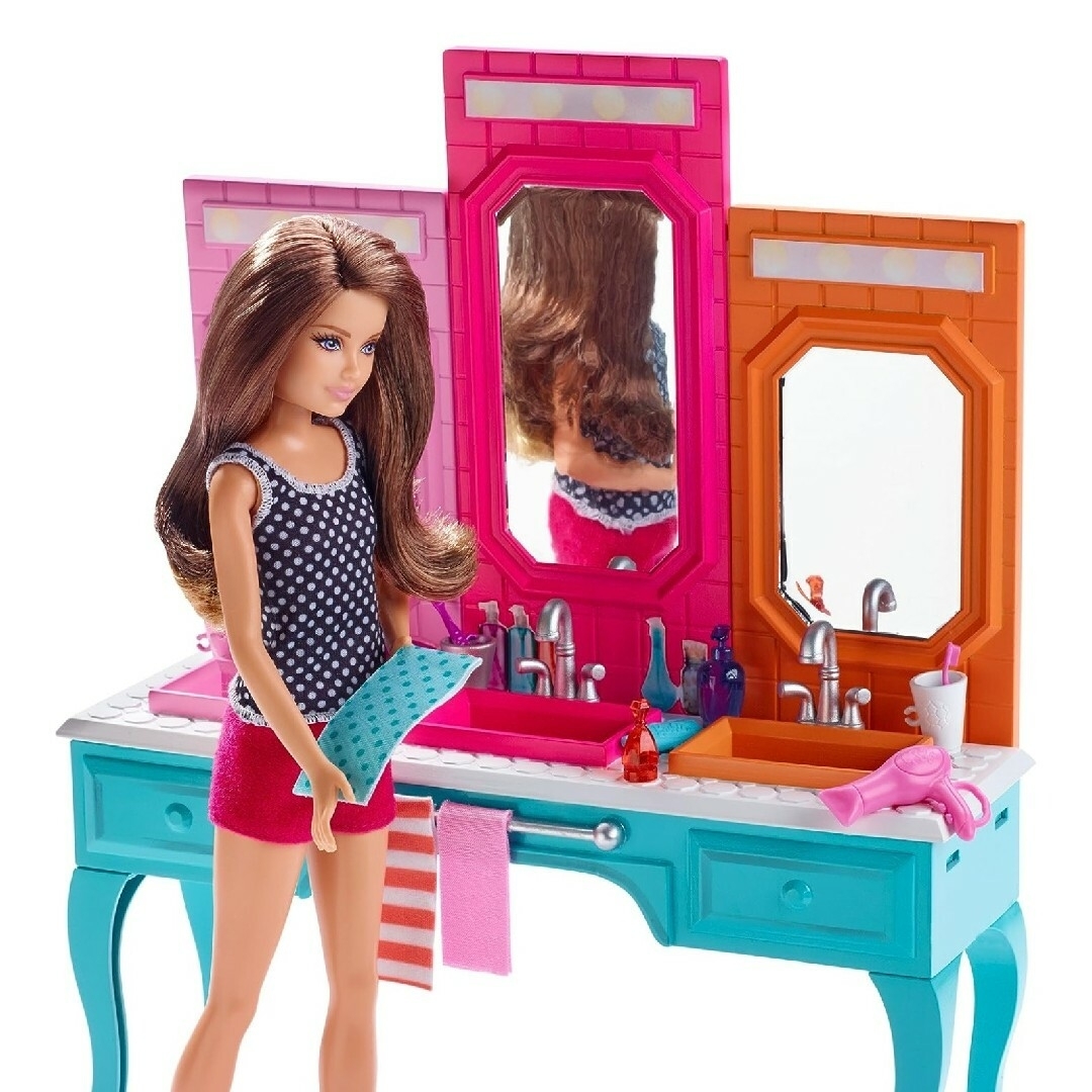 バービー 洗面台セット Barbie Bath Vanity(新品未使用)