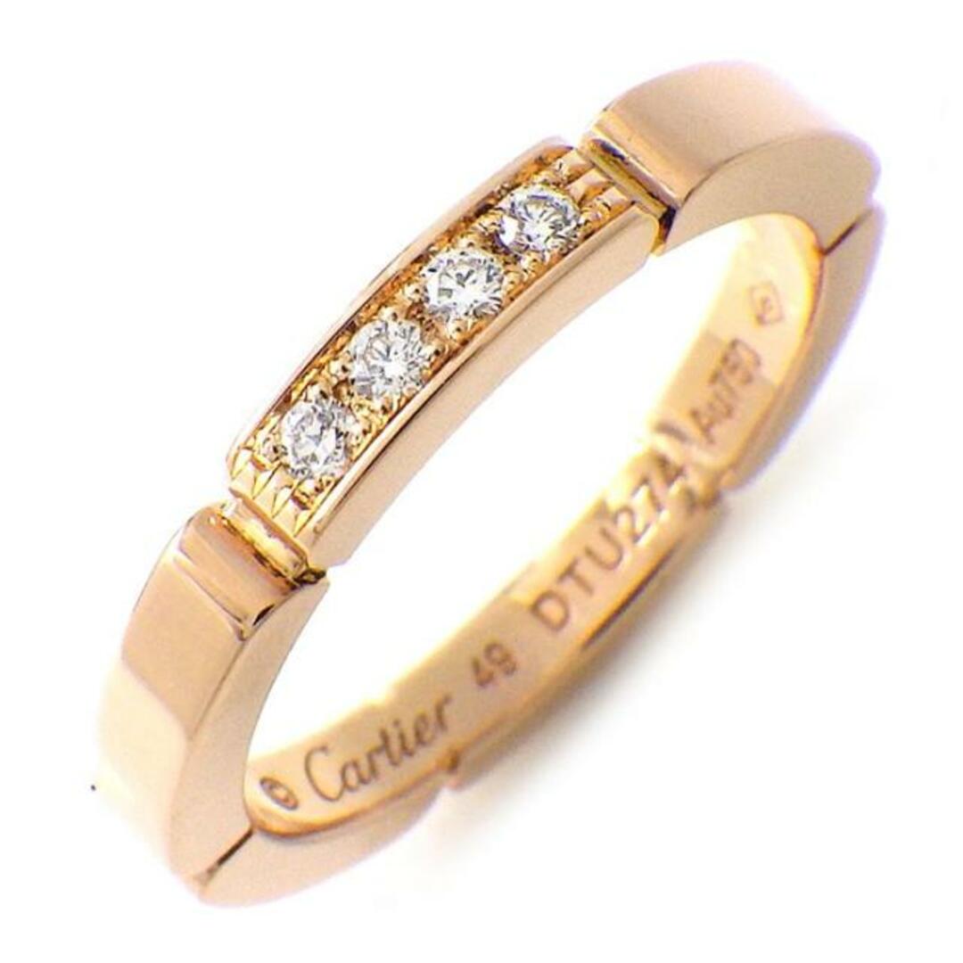 Cartier(カルティエ)のカルティエ Cartier リング マイヨン パンテール ウェディング バンド B4080549 4ポイント ダイヤモンド 計0.05ct K18PG 9号 / #49 【中古】 レディースのアクセサリー(リング(指輪))の商品写真