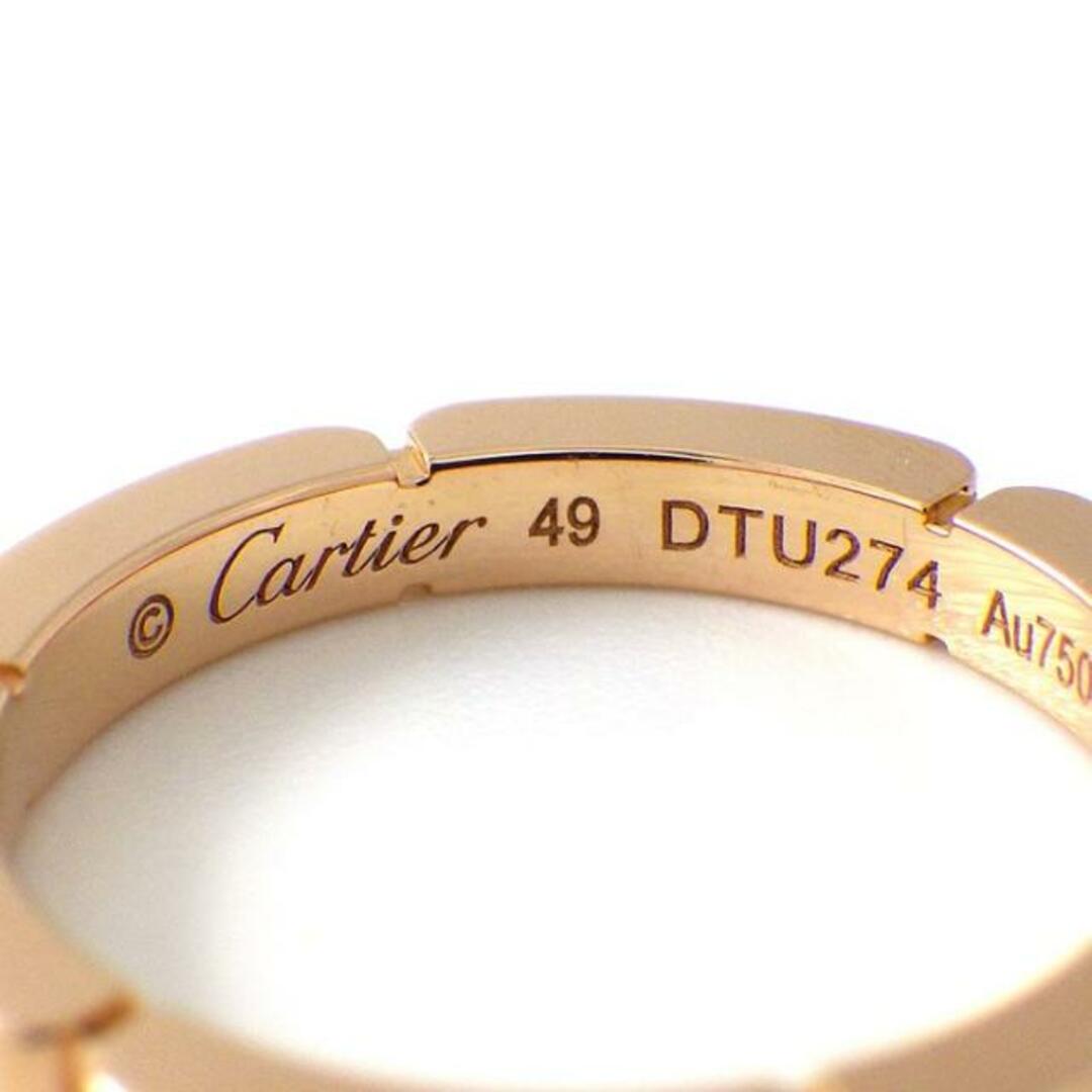 Cartier(カルティエ)のカルティエ Cartier リング マイヨン パンテール ウェディング バンド B4080549 4ポイント ダイヤモンド 計0.05ct K18PG 9号 / #49 【中古】 レディースのアクセサリー(リング(指輪))の商品写真