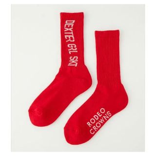 ロデオクラウンズワイドボウル(RODEO CROWNS WIDE BOWL)のロデオ ★SKB SOX（RED）(ソックス)