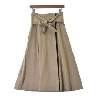 ジルスチュアート(JILLSTUART)のJILLSTUART ロング・マキシ丈スカート 0(XS位) ベージュ 【古着】【中古】(ロングスカート)