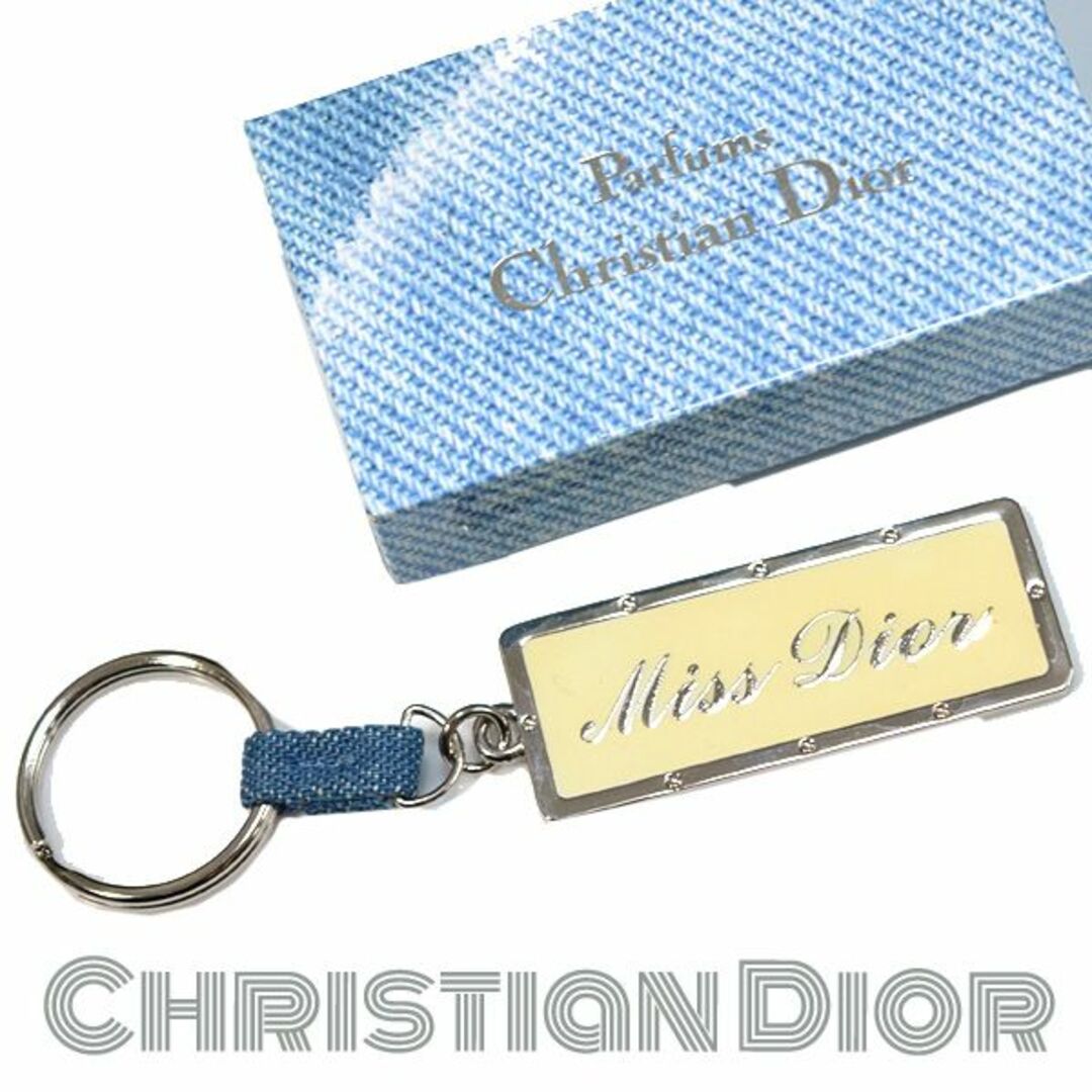 Christian Dior(クリスチャンディオール)のChristian Dior■未使用 ロゴ入りキーホルダーキーリング　ディオール レディースのファッション小物(キーホルダー)の商品写真