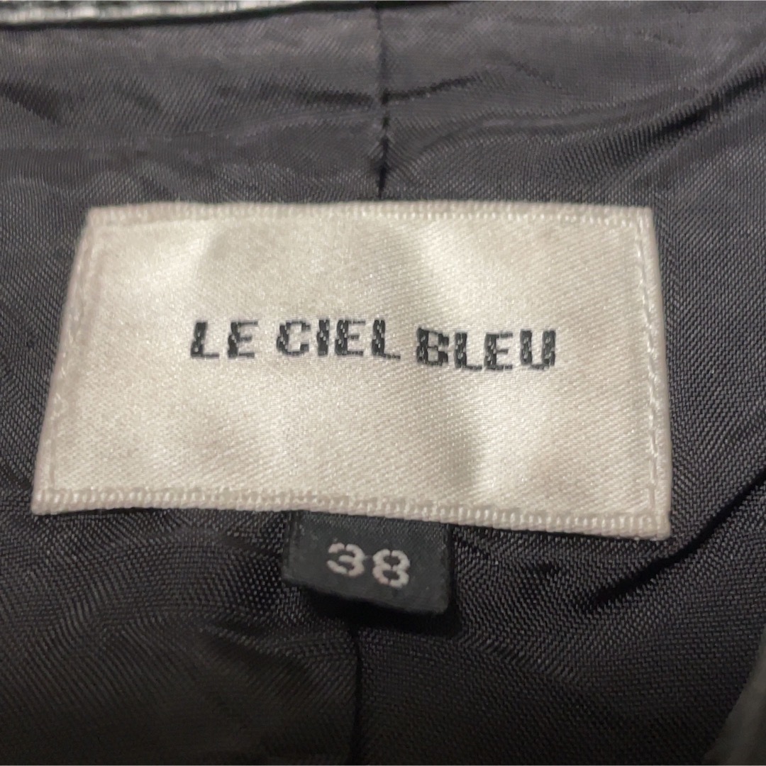 【38】 LE CIEL BLEU ルシェルブルー レザージャケット ラムレザー 5