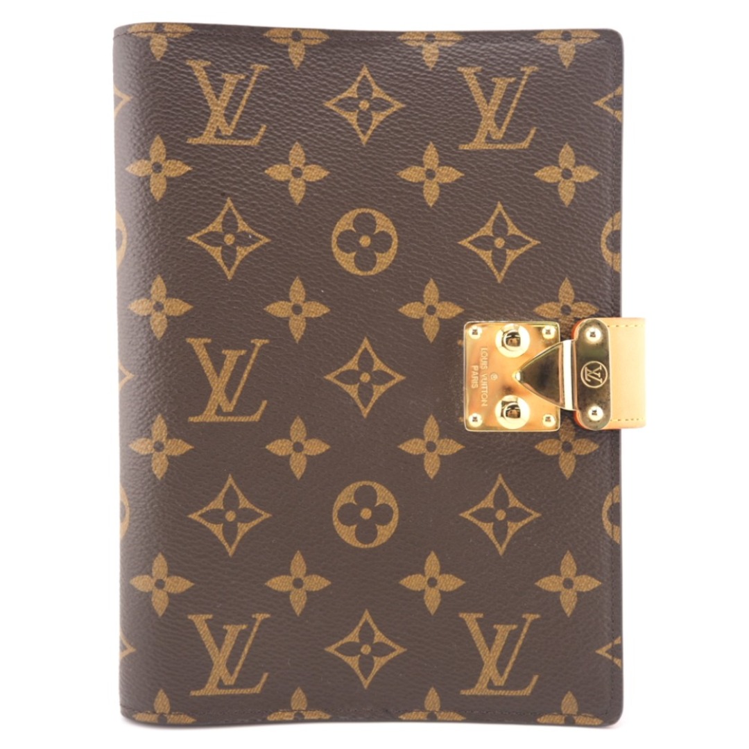 ルイヴィトン LOUIS VUITTON 手帳カバー
 モノグラム クヴェルテュール カルネポール ヴィヴィエンヌのシール付き GI0238 ブラウン