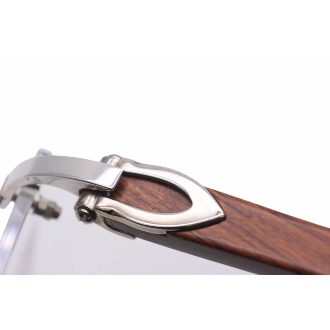 Cartier - Cartier カルティエ サングラス メガネ ウッド Cartier - Cartier カルティエ サングラス メガネ ウッド