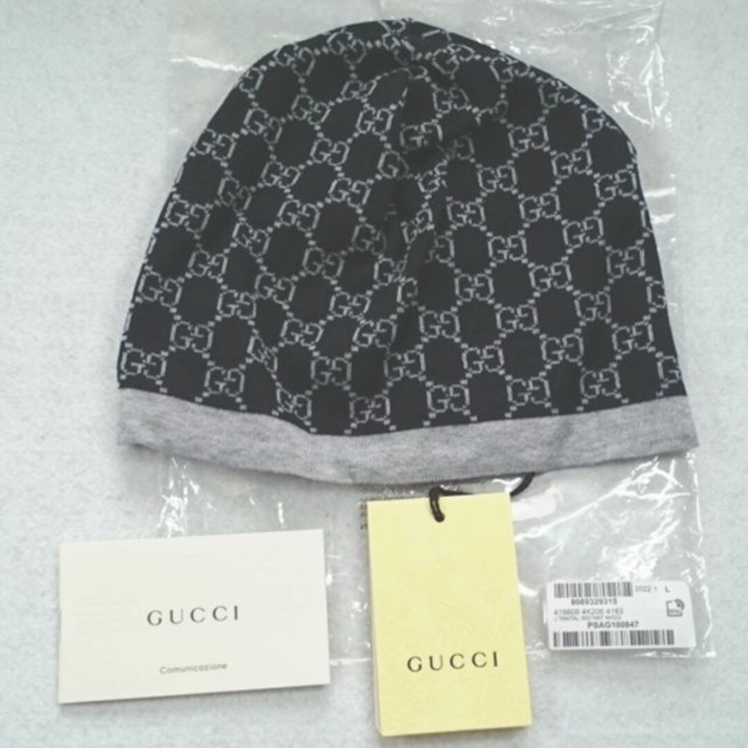 ●新品/正規品● GUCCI ロゴ ウール　ハット キッズ/ベビー/マタニティのこども用ファッション小物(帽子)の商品写真