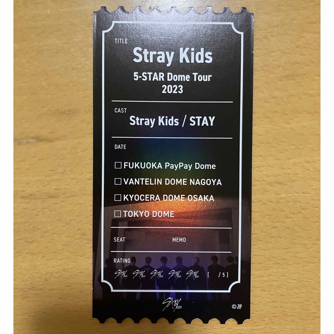 Stray Kids - 非売品 Stray Kids 5STAR FC限定 ピクチャーチケット