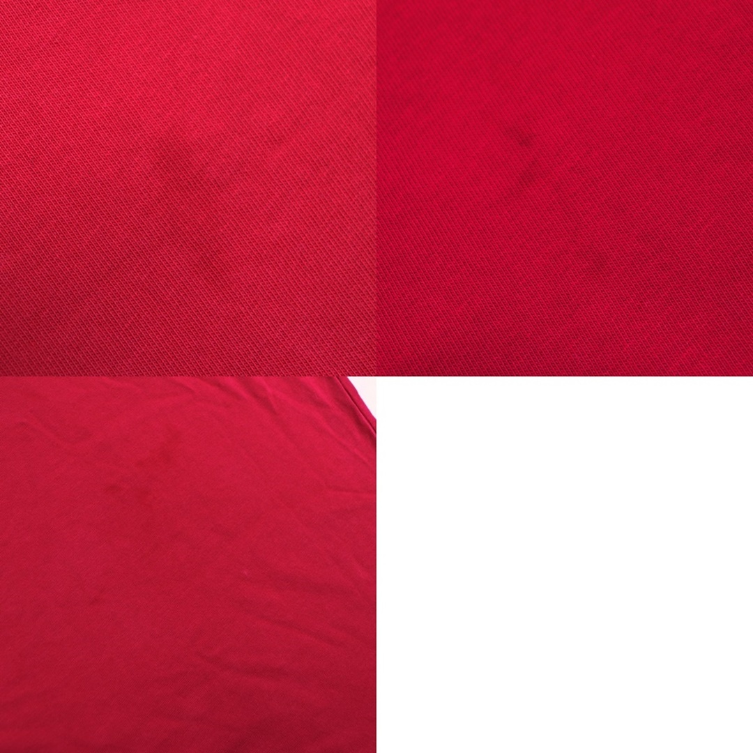 美品 モンクレール 23SS ロゴレタリング クルーネック 半袖Tシャツ メンズ 赤 M MONCLER 4