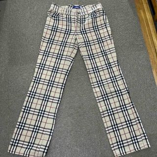 バーバリーブルーレーベル(BURBERRY BLUE LABEL)のバーバリーブルーレーベル　ノバチェックパンツ36(カジュアルパンツ)