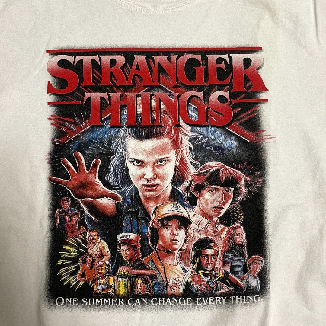 Stranger Things Long Tシャツ M ストレンジャーシングス メンズのトップス(Tシャツ/カットソー(七分/長袖))の商品写真