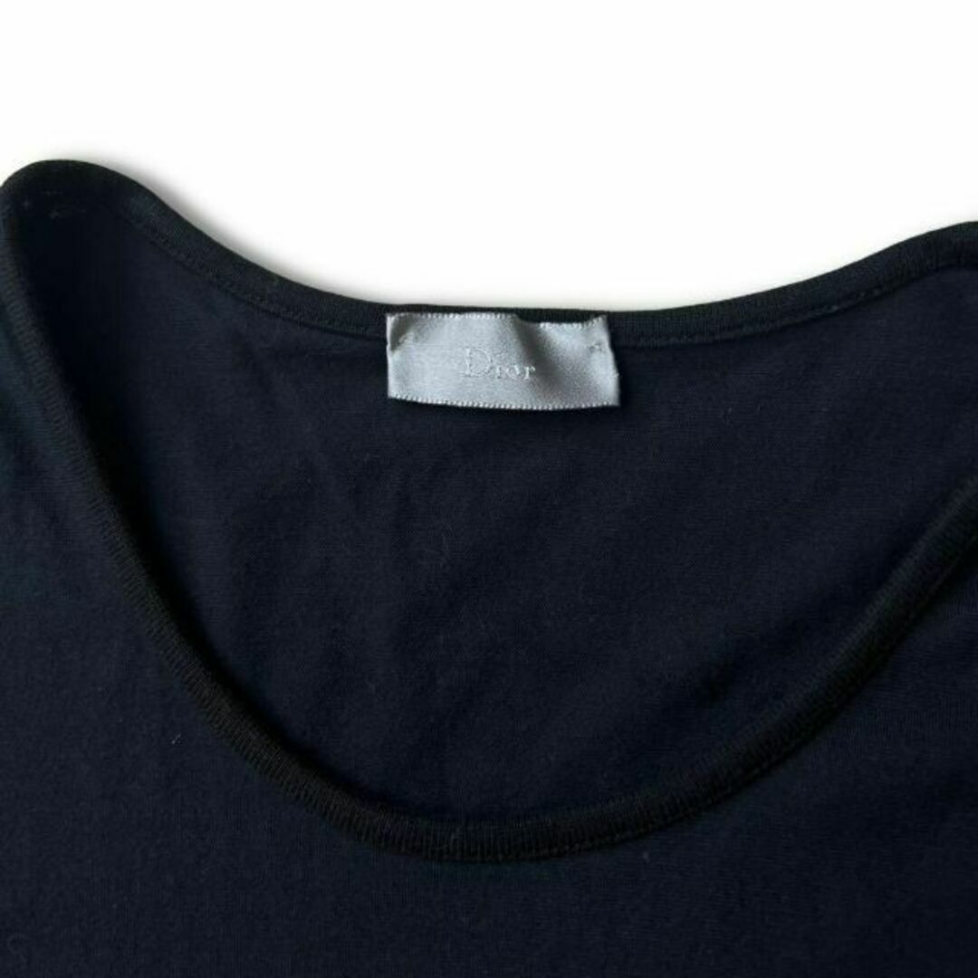 Dior Homme ディオール 2011SS 半袖 変形 Tシャツ ブラック