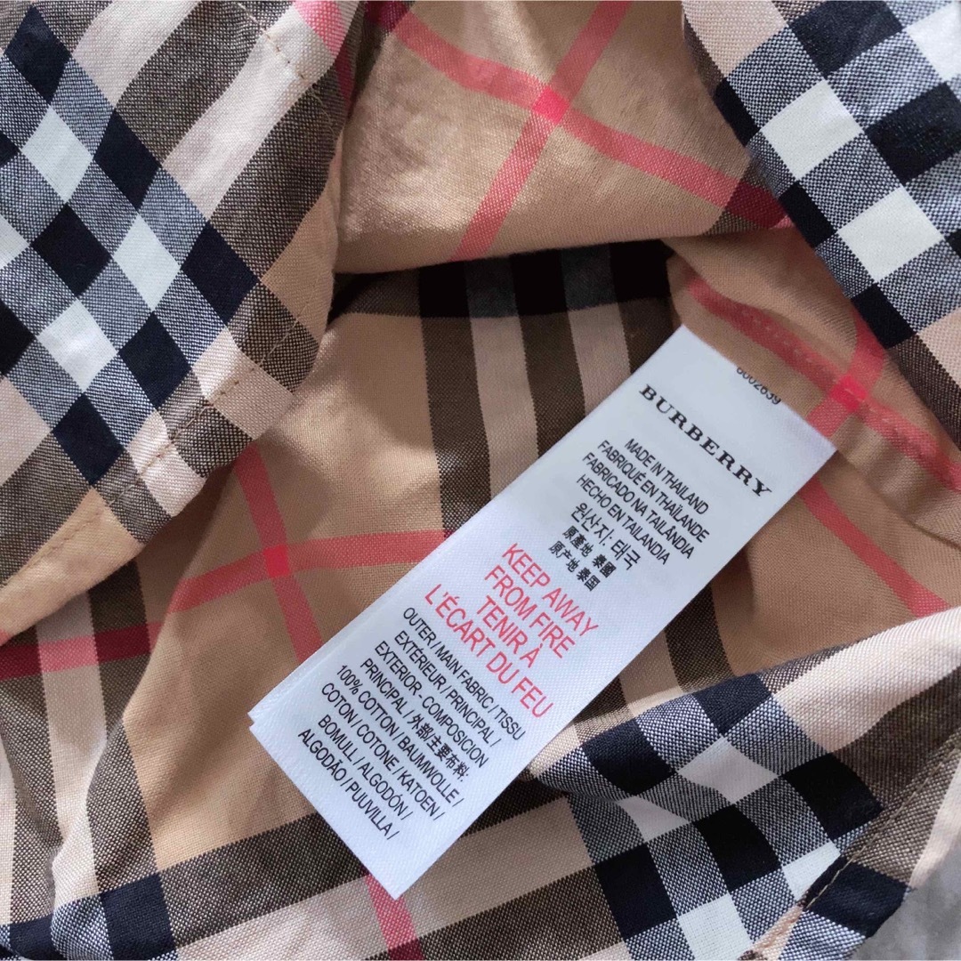 BURBERRY(バーバリー)の［送料込］　2Y(92㎝）　BURBERRY チェックシャツ キッズ/ベビー/マタニティのキッズ服男の子用(90cm~)(ブラウス)の商品写真