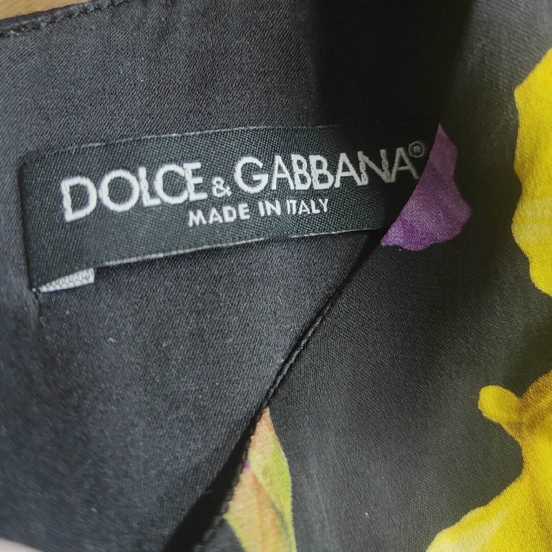 DOLCE&GABBANA(ドルチェアンドガッバーナ)のドルチェ&ガッバーナ　花柄　ワンピース　36 レディースのスカート(ひざ丈スカート)の商品写真