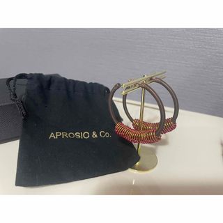 アッシュペーフランス(H.P.FRANCE)のAPROSIO&Co.   アプロージオ　ワイヤー　フープピアス(ピアス)