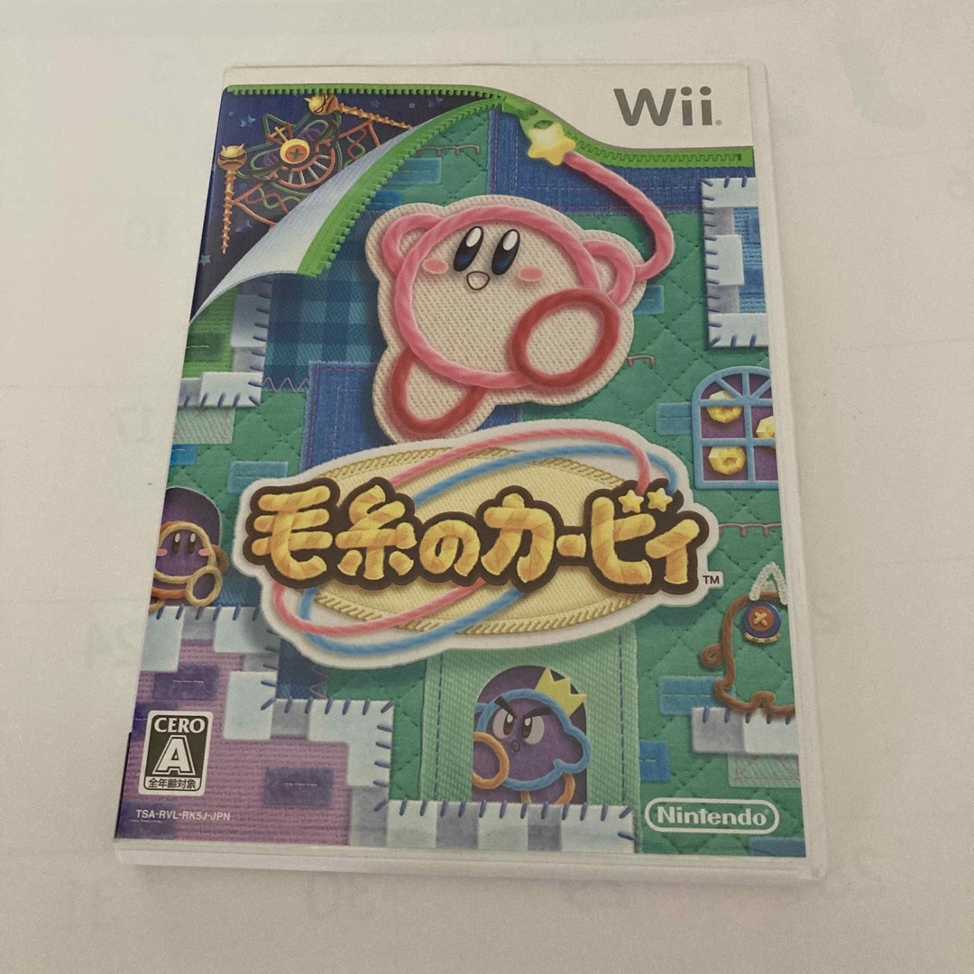 Wii(ウィー)の毛糸のカービィ Wii エンタメ/ホビーのゲームソフト/ゲーム機本体(家庭用ゲームソフト)の商品写真