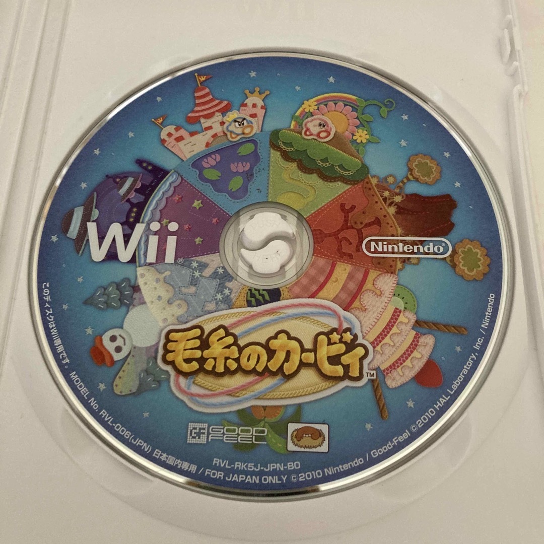 Wii(ウィー)の毛糸のカービィ Wii エンタメ/ホビーのゲームソフト/ゲーム機本体(家庭用ゲームソフト)の商品写真
