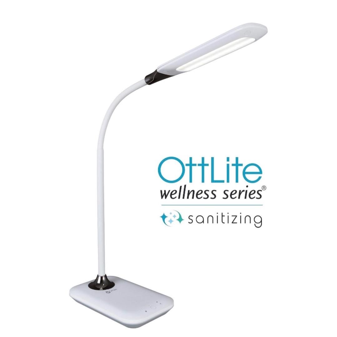 新品 OttLite LED デスクライト 卓上ライト 除菌ライト付き 消毒