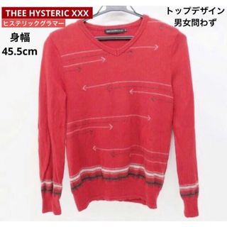 ジィヒステリックトリプルエックス(Thee Hysteric XXX)の☆ ジィ ヒステリックトリプルエックス ヒステリックグラマー Vネックニット(ニット/セーター)