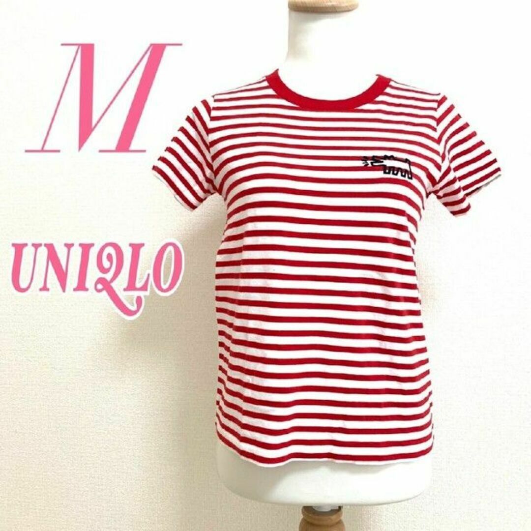 UNIQLO ユニクロ 半袖ブラウス レッド きれいめ L オフィスカジュアル