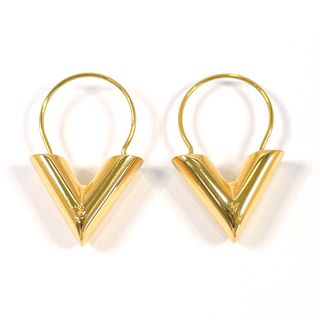 Louis Vuitton Nanogram hoop earrings (ORECCHINI NANOGRAM, M00397)